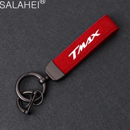 For Yamaha TMAX T MAX 530 560 500 2019 2020 2021 2022 Motorcycle Accessories Car Suede Leather Keychain Zinc Alloy Keyring Charm