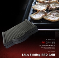 LALA Folding BBQ Aluminum die Casting Grill/ Korean Pork Beef Food Meat Grill