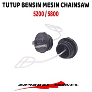 Tutup Tangki Bensin Chainsaw Simso Mini Oil Bensin Tank Cap Chainsaw Mini 5200 5800
