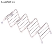 Louisfashion Taco Holder Mexican Pizza Roll Shelf Burrito Potato Chips Rack Shells Taco Rack Stainle