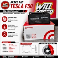 BRAKE PAD BBK 4 PISTON 4 POT TESLA F50