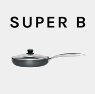 SUPER B • Hard Anodized 20cm/24cm Frypan / Chinese Wok / Frying Pan / Induction / No coating