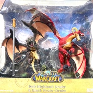 Mcfarlane Toys Dragons: (World of Warcraft) Black Proto-drake and Red Highland Drake