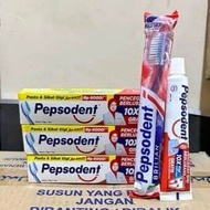 PEPSODENT Toothpaste White 190gr-Pepsodent Toothpaste Pencegah Gigi Berlubang Anti-Cavity 190gr-Past