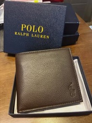 Polo Ralph Lauren 啡色真皮銀包