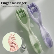 （COD） Double Roller Hand Acupuncture Points Finger Joint Hand Massager Handheld Relieve Finger Fatig