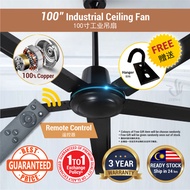 COOL POWER 100" Heavy Duty Industrial Electric Ceiling Fan Factory Kipas Siling Kilang 100寸工业吊扇 G02