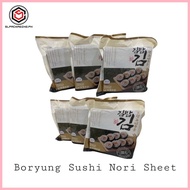 ☽ ◵ Boryung Sushi Nori Sheets Kimbap 100pcs/sheets