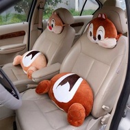 大鼻鋼牙 chip and dale 車用 頭枕 護頸枕  靠枕 背枕 送禮 禮物
