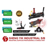 SYI 3Ton Low Profile High Position Heavy Duty Hybrid Lift Dual Pump Hydraulic Garage Jack 4×4 Jack P