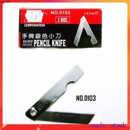6 box SDI Pencil Knife / Pisau Lipat / Folding Pocket Knife 0103