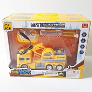 MOMO TOYS City Engineering Truck R/C Mainan Mobil Remot Anak / Mainan Anak Laki-Laki / Truck Excavat