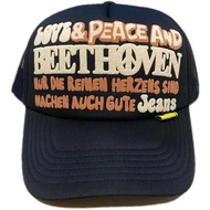 2022 Kapital หมวกรถตู้หมวกบล็อกสีหมวกแก๊ปโผล่กราฟฟิตีโฟมพิมพ์หมวกแบบปรับได้ MZ117 JimEd