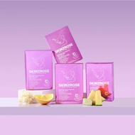 4 BOX-SKINZROSE  WHITENING- [ Mixed Drink of Berry Juice, Vitamic C & Elderberry ] 7 SACHET X 4BOX