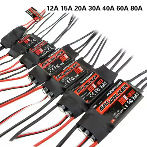 NEW 1Pcs Hobbywing Skywalker 12A 20A 30A 40A 50A 60A 80A 100A V2 Speed ESC Controller with UBEC for 