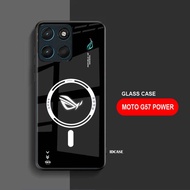 HP Softcase Glass Glitter Glass For MOTO G57 POWER - Casing Moto G57 Powerhp - K95