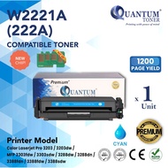 Compatible 222A W2221A Cyan for HP Color Laserjet Pro 3203 3203dw MFP 3303dw 3303sdw 3288dw 3288dn 3