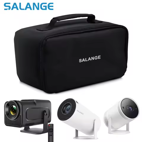 Salange Storage Case Travel Carry Projector Bag for Samsung Freestyle Zipper Protector Carrying Bag 