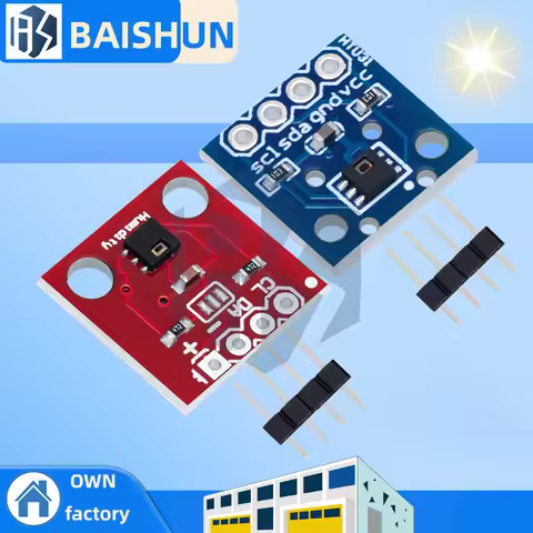 HTU31D HTU21D Digital I2C Temperature & Humidity Sensor Module (3.3V-5.5V) - High-Precision HTU21D U