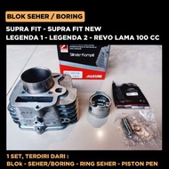 HX587 Blok Mesin Supra Fit New - Old Legenda 1 2 Revo Lama 100 Cc Bori