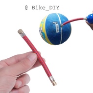 BikeDIY 11cm Bike Pump Extension Hose Valve Extender Tube Flexible Rubber Alloy Connector 14025