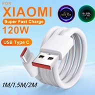 สาย Xiaomi 6A USB Type-C 120W สายค่าเทอร์โบข้องอ Esports สำหรับ Xiaomi 15 14T Pro 13 Redmi 13C 14C A