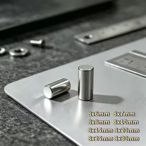 8x6MM 8x7 8x8 Strong Cylinder Rare Earth Magnet 8*10MM Round Neodymium Magnets 8x10 Small Disc Magne
