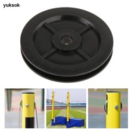 yuksok Volleyball Post Pulley System Nylon Wheel Bearing Part for Badminton Volleyball Pole Accessor