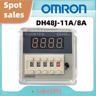 Omron DH48J-11A-8 Electronic Digital Display Smart Accumulated Preset Counter Relay with Memory