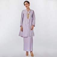 TONMOON Baju Kurung Embroidered with Buttons Muslimah Baju Nikah Tunang Cantik Perempuan Set Baju Ra