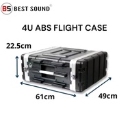 ABS 4U Long Flight Case Equipment Case For Amplifier (Ready Stock)
