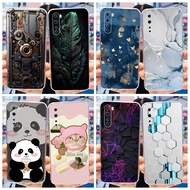 For OnePlus Nord Case AC2001 AC2003 Cute Panda Painted Shockproof Silicone Soft Cover For OnePlus 8 
