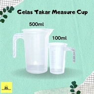 Measuring cup measuring cup 100ml, 250ml, 500ml, 1000ml With Handle