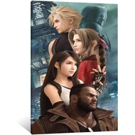 Bedroom Decor FF7 Tifa Aerith Final Fantasy VII Remake Canvas Wall Art Posters Gifts Bedroom Paintin