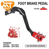 Motorcycle Aluminum Brake Lever Pedal For HONDA CRF250L CRF250M 2013-2020 CRF250RALLY 2017-2020 CRF3