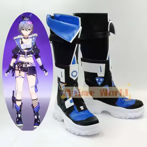 Honkai: Star Rail Silver Wolf Cosplay Shoes Halloween Party Shoes