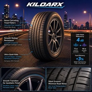 Kiloarx 225/65R17 All Season SUV Tires Wet Grip 1 pc Kiloarx Tayar SUV Semua Musim 225/65R17 Cengkam