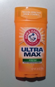 ARM & HAMMER ULTRAMAX 止汗除臭劑隱形固體清新 2.8 盎司 【平行進口】033200197249 exp2027.07