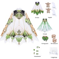Genshin tác động nahida trang phục cỏ thần nahida buer váy cosplay đồng phục Bộ Cô gái đáng yêu váy 