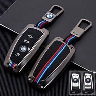 Zinc Alloy + Silicone Car Key Case Cover For BMW 1 2 3 4 5 6 7 Series X1 X3 X4 X5 X6 F36 F25 F26 F30