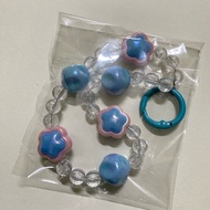 phone keychain blue colour