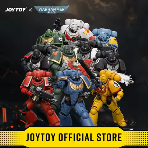 JOYTOY Warhammer 40,000 1/18 Action Figures Ultramarines Intercessor with Bolt Rifle, Bolt Pistol an