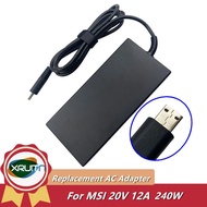 Replacement 20V 12A 240W AC Adapter for MSI Creator Z16P B12UHST GE66 Raider 11UE-642 Gaming Laptop 