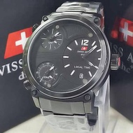 Swiss Army Original Hitam/ Jam Tangan Cowok