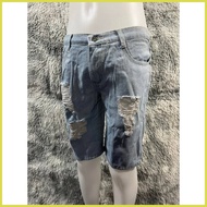 ∩ ✭ ➞ COD RRJ Men's shorts denim tattered short for mens