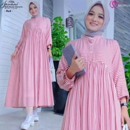 Gamis Salur Midi/ Baju Muslimah Dewasa/ Dres Salur