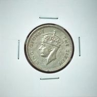 香港1951年喬治六世伍毫-銅鎳合金版
