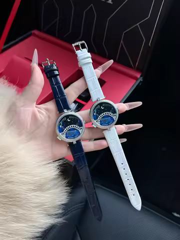 BONEST GATTI German Women Watch Starry Sky Lover Bridge Light Luxury Diamond Inlaid Luminous Wristwa