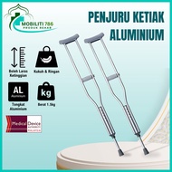 Mobility 786 Penjuru Ketiak Aluminium (XS, S, M, L) Aluminium Axilla Crutches Rangka Aluminium Ringa