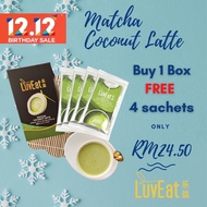 LuvEat Matcha Coconut Latte - 4 sachet